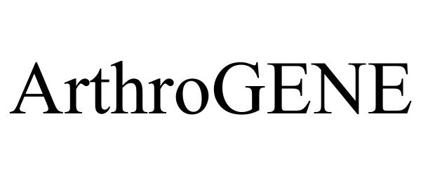 Trademark Logo ARTHROGENE