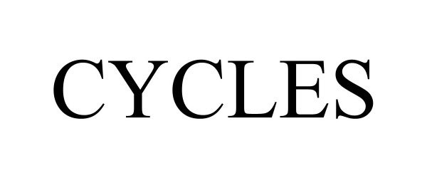 Trademark Logo CYCLES
