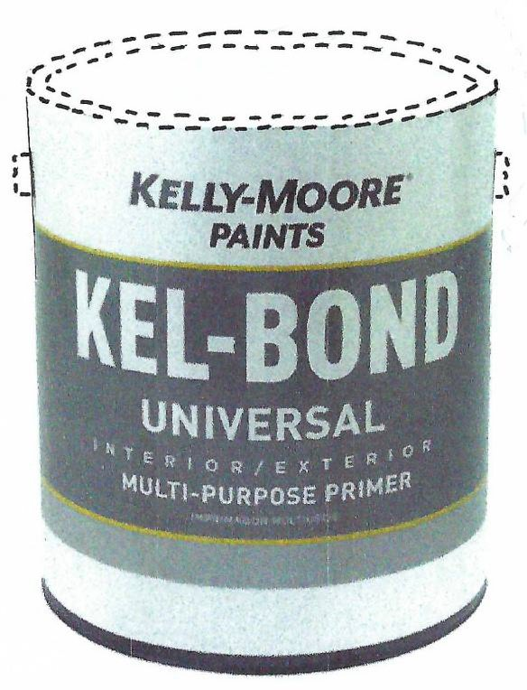  KELLY-MOORE PAINTS KEL-BOND UNIVERSAL INTERIOR / EXTERIOR MULTI-PURPOSE PRIMER IMPRIMADOR MULTIUSOS