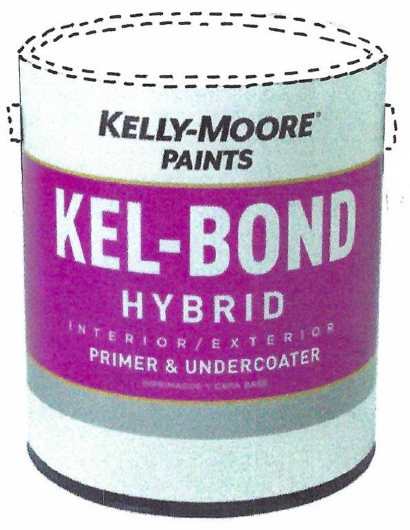  KELLY-MOORE PAINTS KEL-BOND HYBRID INTERIOR / EXTERIOR PRIMER &amp; UNDERCOATER IMPRIMADOR Y CAPA BASE