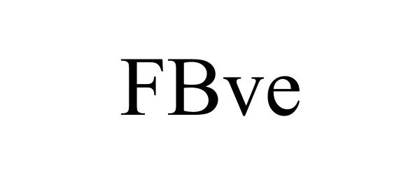 Trademark Logo FBVE