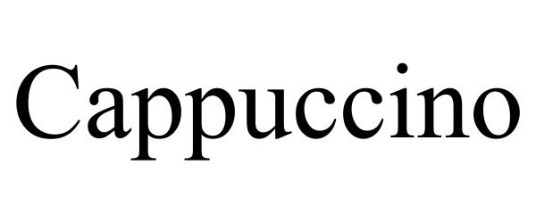 Trademark Logo CAPPUCCINO