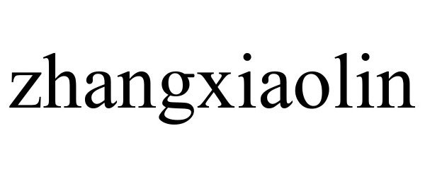 Trademark Logo ZHANGXIAOLIN