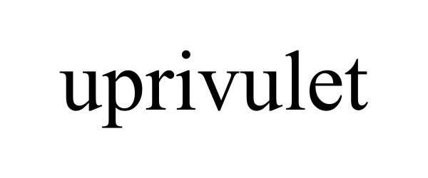 Trademark Logo UPRIVULET