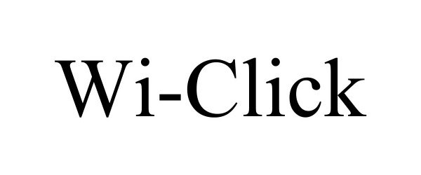 Trademark Logo WI-CLICK