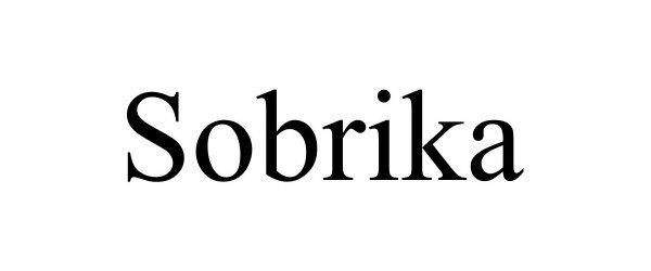 Trademark Logo SOBRIKA