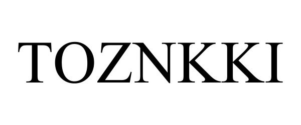 Trademark Logo TOZNKKI