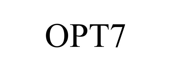 Trademark Logo OPT7