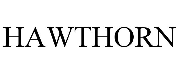 Trademark Logo HAWTHORN