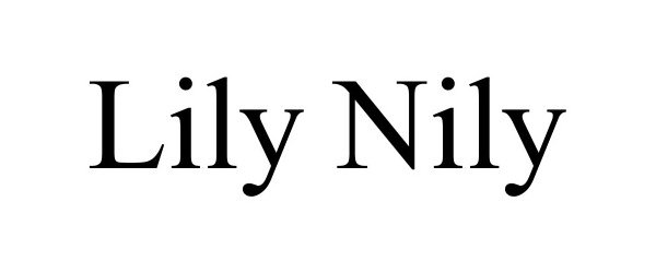 Trademark Logo LILY NILY