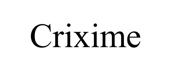 Trademark Logo CRIXIME