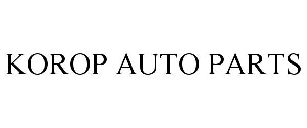  KOROP AUTO PARTS