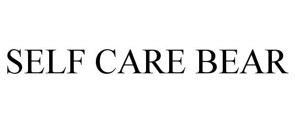 Trademark Logo SELF CARE BEAR