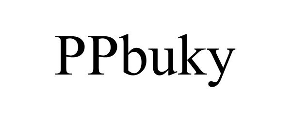 Trademark Logo PPBUKY