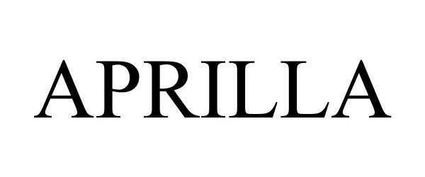 Trademark Logo APRILLA