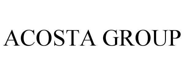 Trademark Logo ACOSTA GROUP