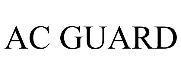 Trademark Logo AC GUARD