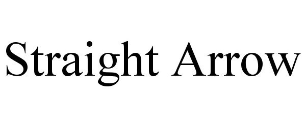 Trademark Logo STRAIGHT ARROW