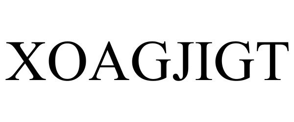 Trademark Logo XOAGJIGT