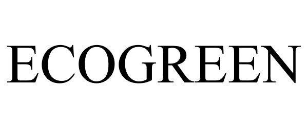 Trademark Logo ECOGREEN