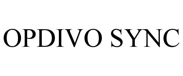 Trademark Logo OPDIVO SYNC