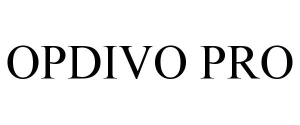 Trademark Logo OPDIVO PRO