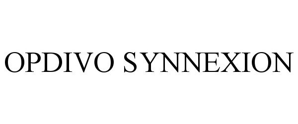 Trademark Logo OPDIVO SYNNEXION