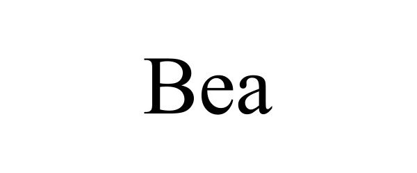 Trademark Logo BEA