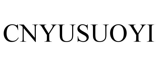 Trademark Logo CNYUSUOYI