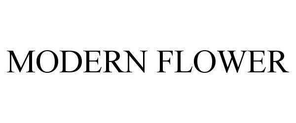 Trademark Logo MODERN FLOWER