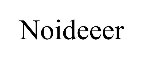 Trademark Logo NOIDEEER