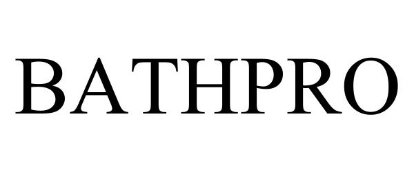 Trademark Logo BATHPRO