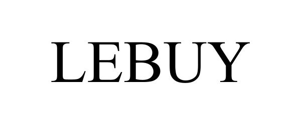 Trademark Logo LEBUY