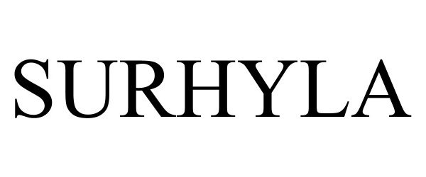 Trademark Logo SURHYLA