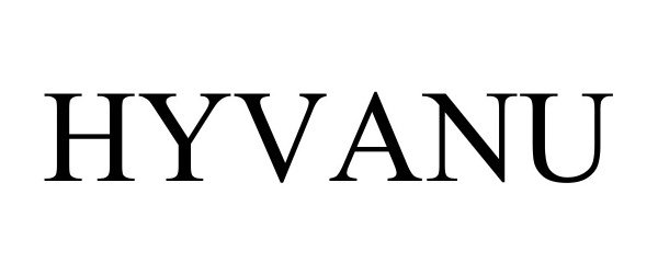 Trademark Logo HYVANU