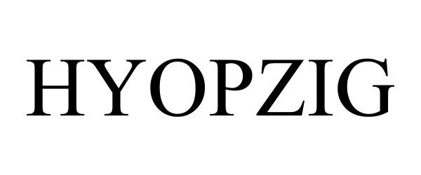 Trademark Logo HYOPZIG