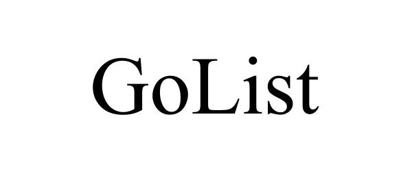 Trademark Logo GOLIST