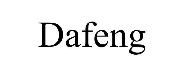 Trademark Logo DAFENG