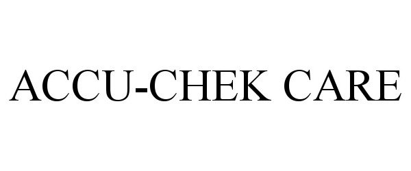  ACCU-CHEK CARE