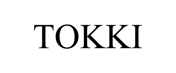 Trademark Logo TOKKI