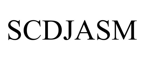 Trademark Logo SCDJASM