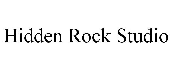  HIDDEN ROCK STUDIO