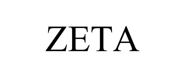 Trademark Logo ZETA