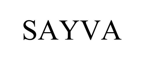 Trademark Logo SAYVA