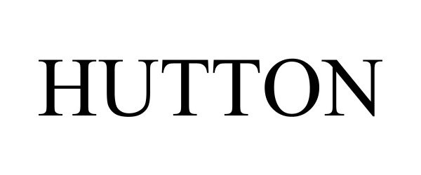 Trademark Logo HUTTON