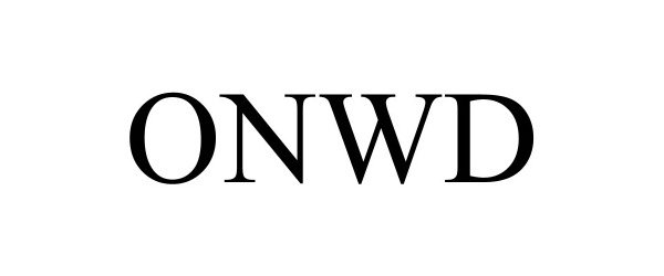 Trademark Logo ONWD