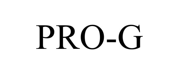 Trademark Logo PRO-G