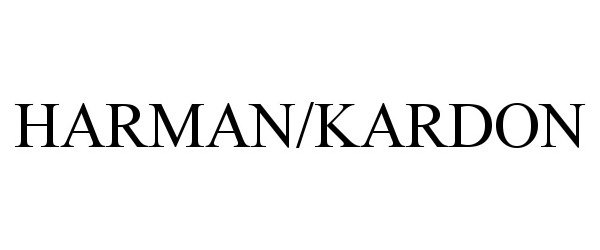 Trademark Logo HARMAN/KARDON