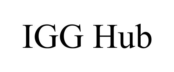 Trademark Logo IGG HUB