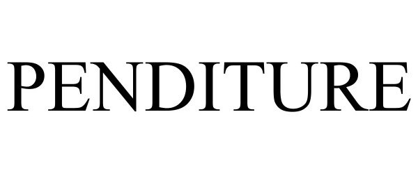 Trademark Logo PENDITURE
